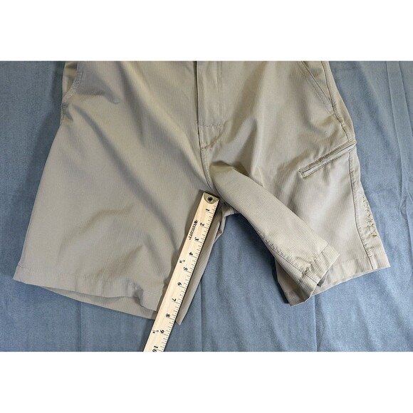 Body Glove Amphibious Water Repellent Tech Golf Stretch Tan Shorts Mens 30 - Picture 10 of 11
